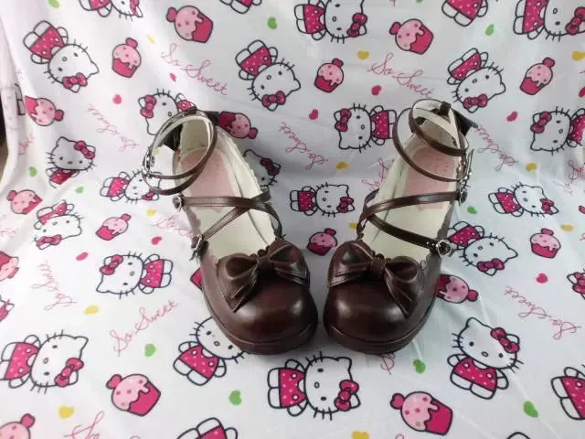 Antaina~Sweet Chunky Heels Lolita Shoes Size 41-44