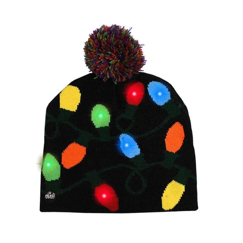 LED Christmas Colourful Hat