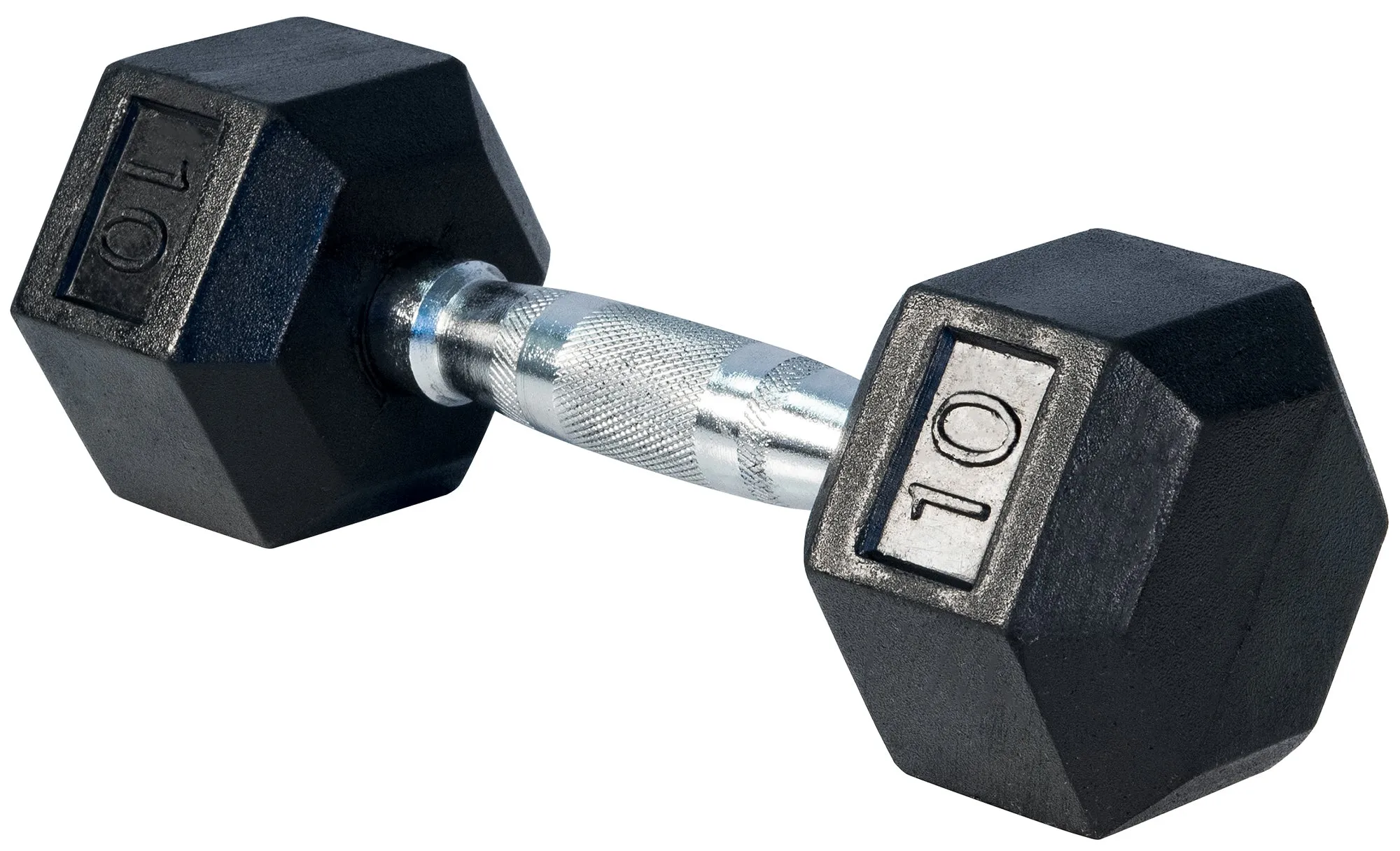 LIFE SPORT RUBBER DUMBBELL 10LB