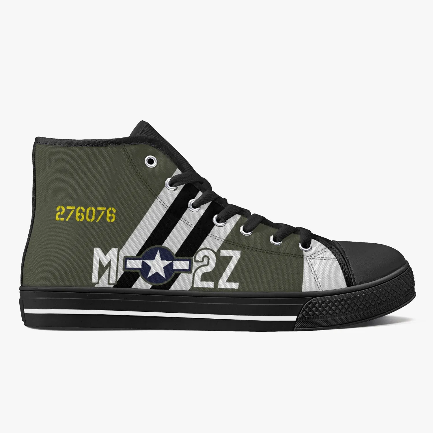 P-47 "Touch of Texas" High Top Canvas Shoes