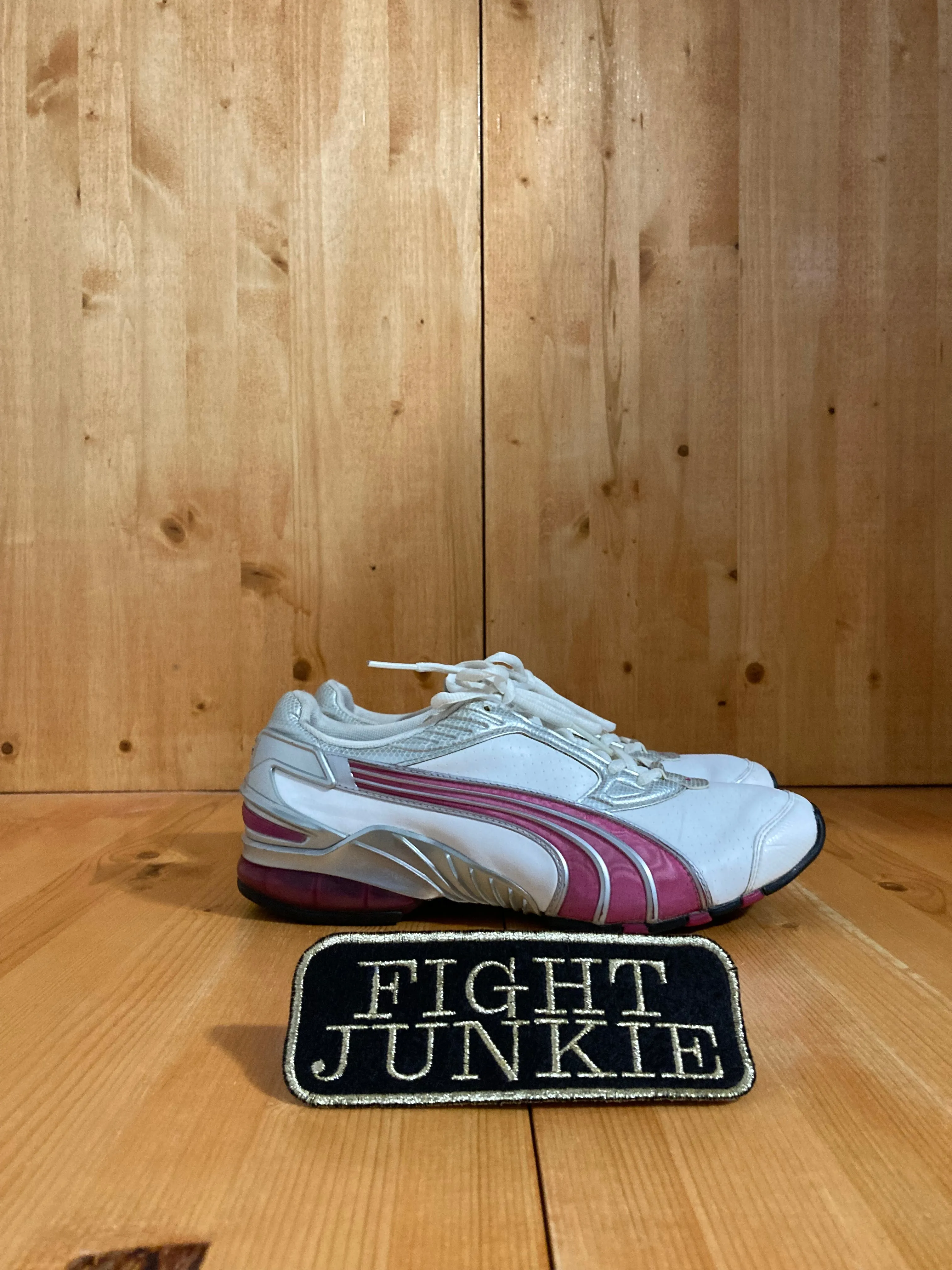 PUMA CELL Womens Size 9 Running Training Shoes Sneakers White 182472-01
